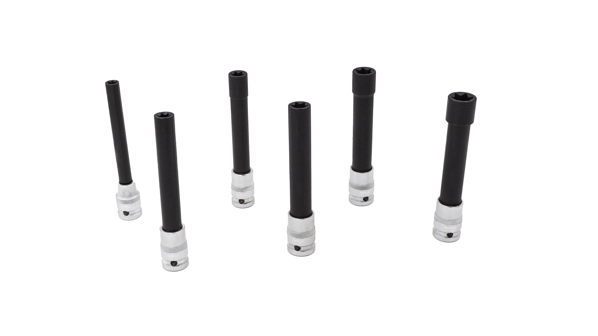 KIT 6 CHIAVI 1/2” LUNGHE TORX INTERNO E10-E20