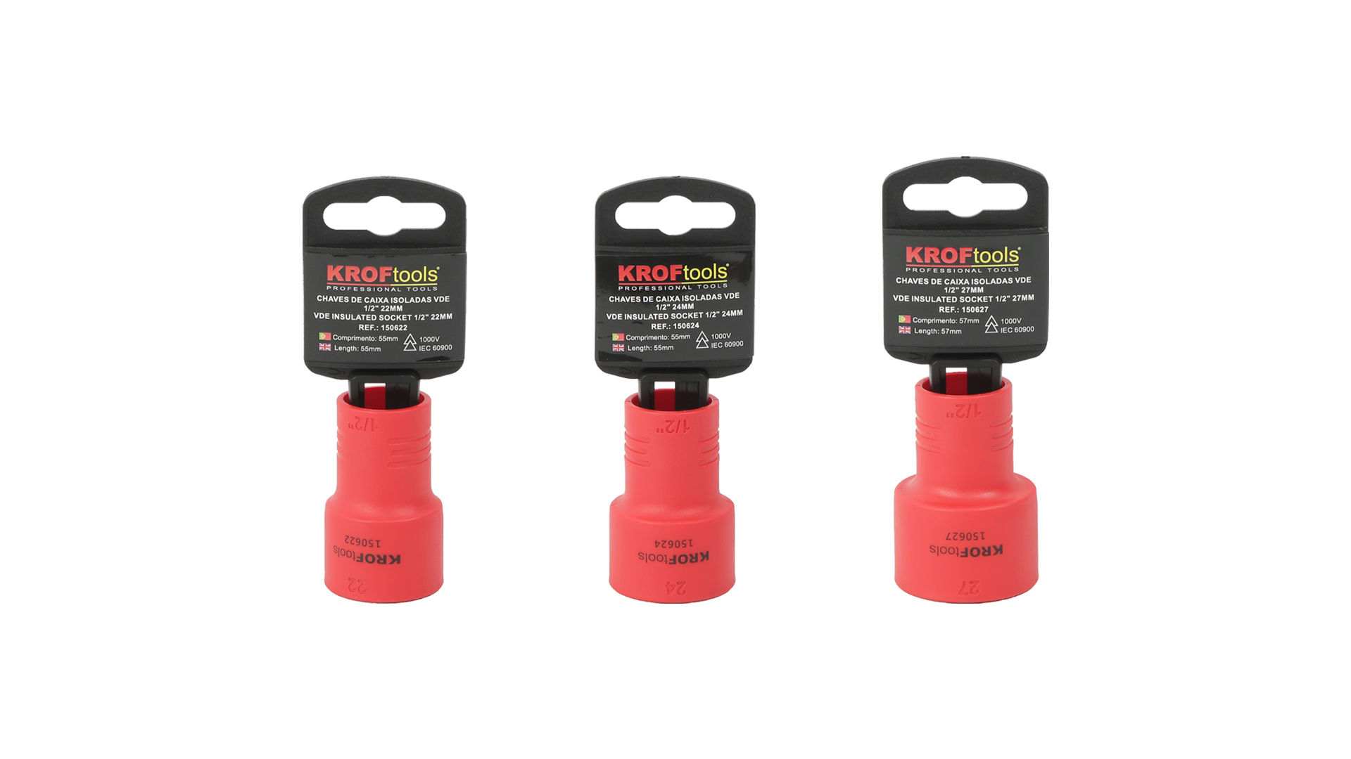 CHAVE DE CAIXA ISOLADA VDE 1/2"