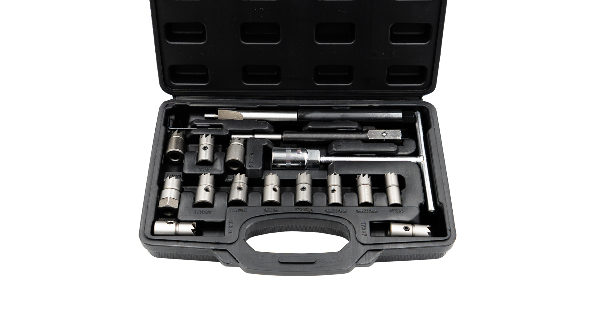 SET OF CUTTERS FOR DIESEL INJECTORS 17PCS