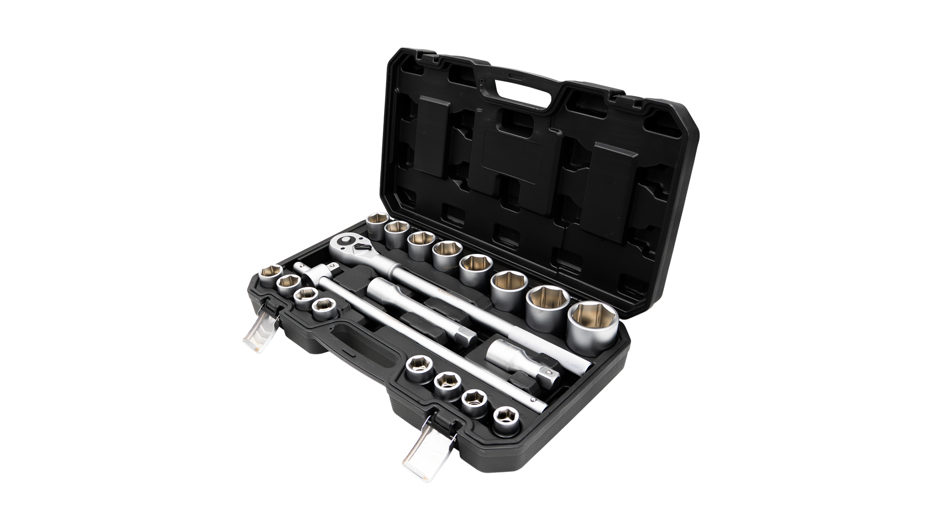 JUEGO LLAVES VASO 3/4" 6PT" 21PZS