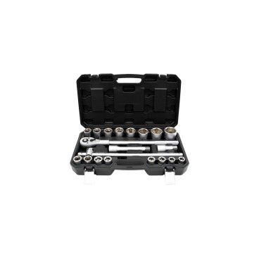 JUEGO LLAVES VASO 3/4" 6PT" 21PZS JUEGO LLAVES VASO 3/4" 6PT" 21PZS