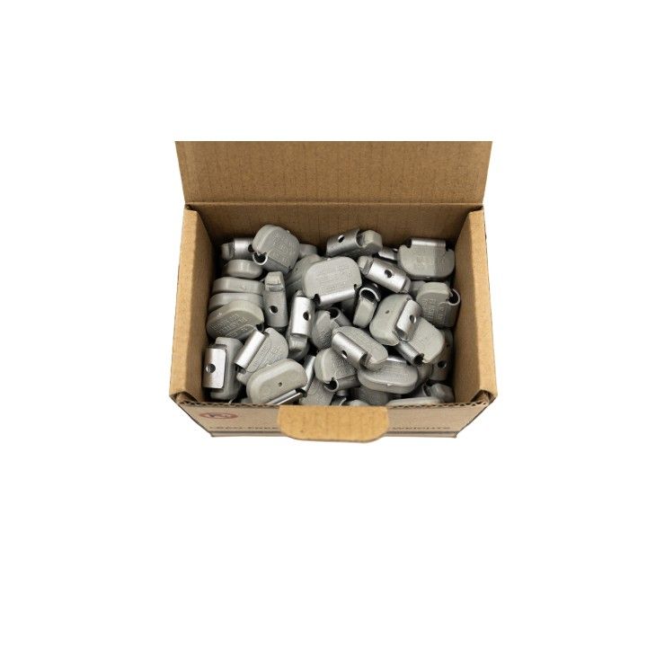 CAIXA PESOS RODA C/ CLIP PLASTICO 10g 100PCS CAIXA PESOS RODA C/ CLIP PLASTICO 10g 100PCS