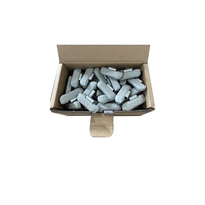 CAIXA PESOS RODA C/ CLIP PLASTICO 20g 100PCS