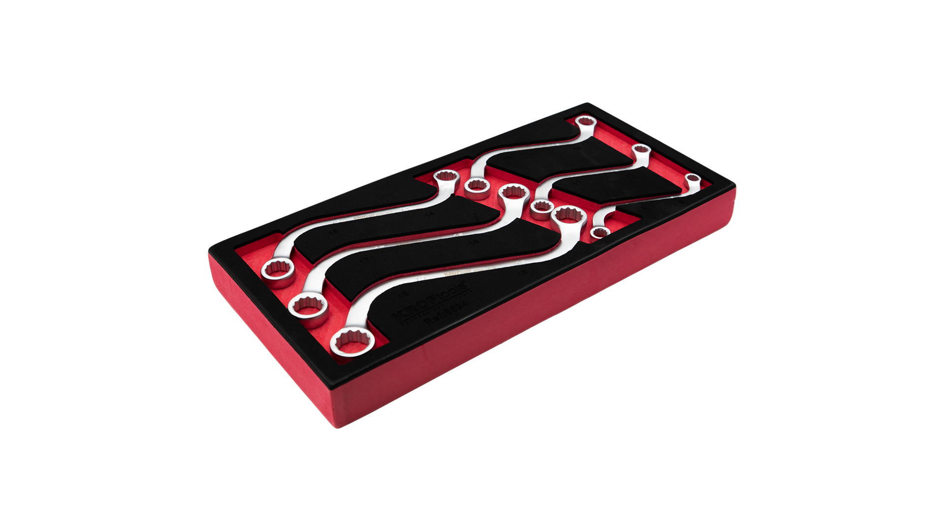 S-FÖRMIGER DOPPEL-RINGSCHLÜSSEL-SATZ 6-TLG