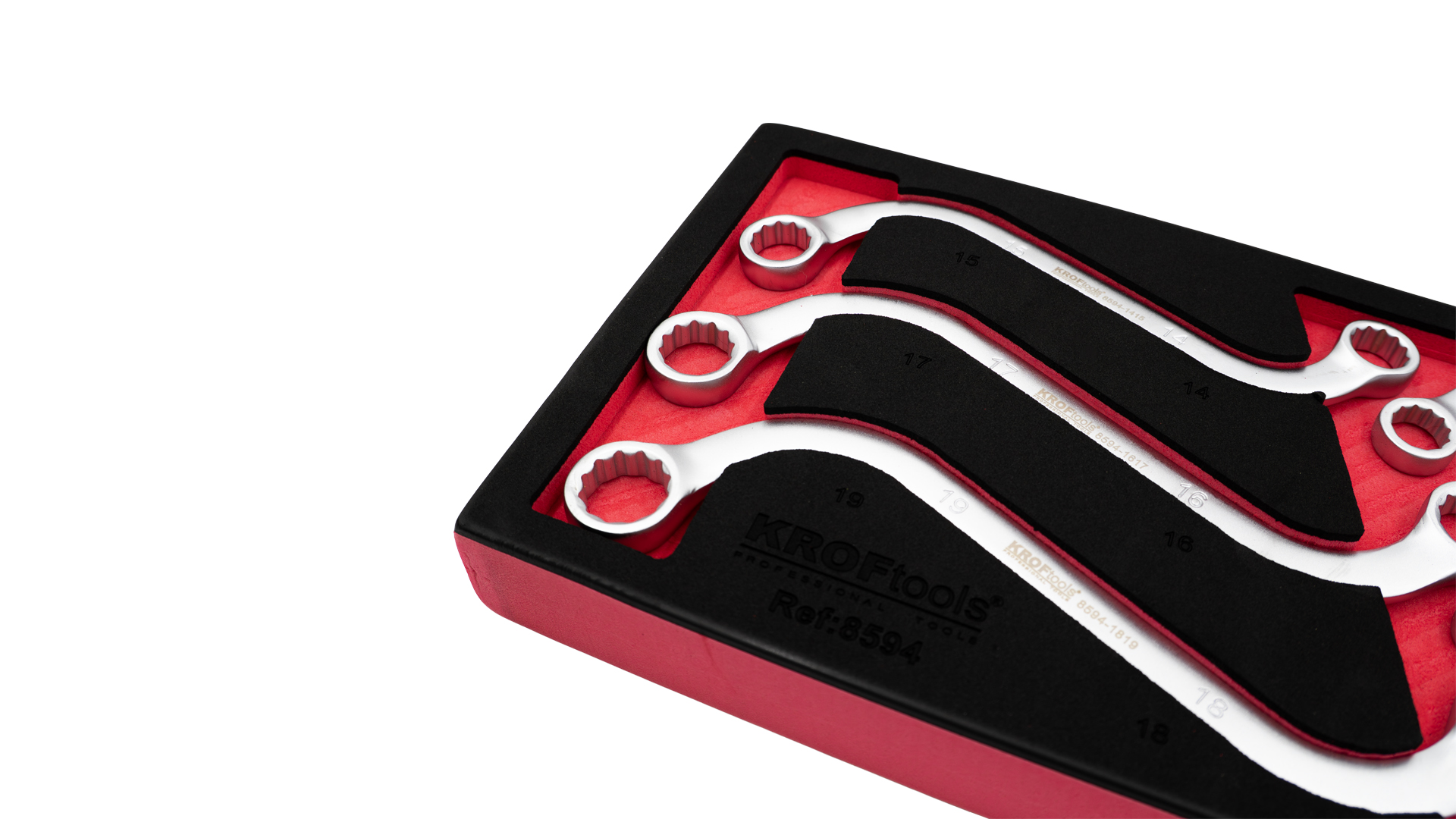 S-FÖRMIGER DOPPEL-RINGSCHLÜSSEL-SATZ 6-TLG