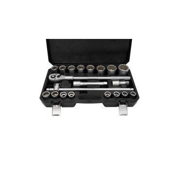 JOGO CHAVES CAIXA 21PCS 3/4" 12PT