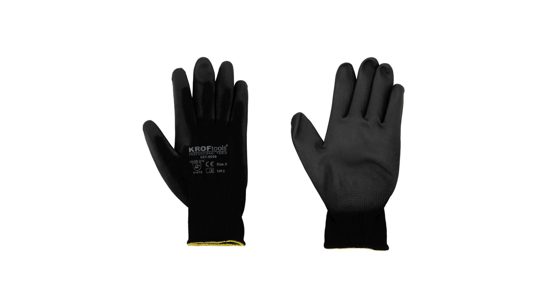 GANTS AVEC PAUME EN POLYURÉTHANE CE EN388-2016 TAILLE 10