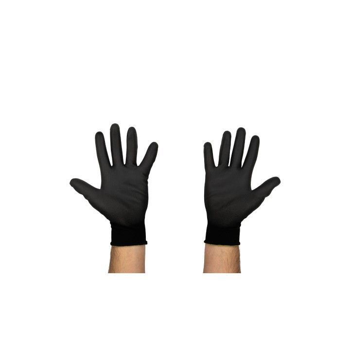 GLOVES WITH POLYURETHANE PALM CE EN388-2016 SIZE 10