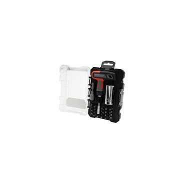 CONJUNTO BITS C/ ROQUETE EM T 1/4" 24PCS CONJUNTO BITS C/ ROQUETE EM T 1/4" 24PCS