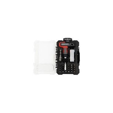 CONJUNTO BITS C/ ROQUETE EM T 1/4" 24PCS CONJUNTO BITS C/ ROQUETE EM T 1/4" 24PCS