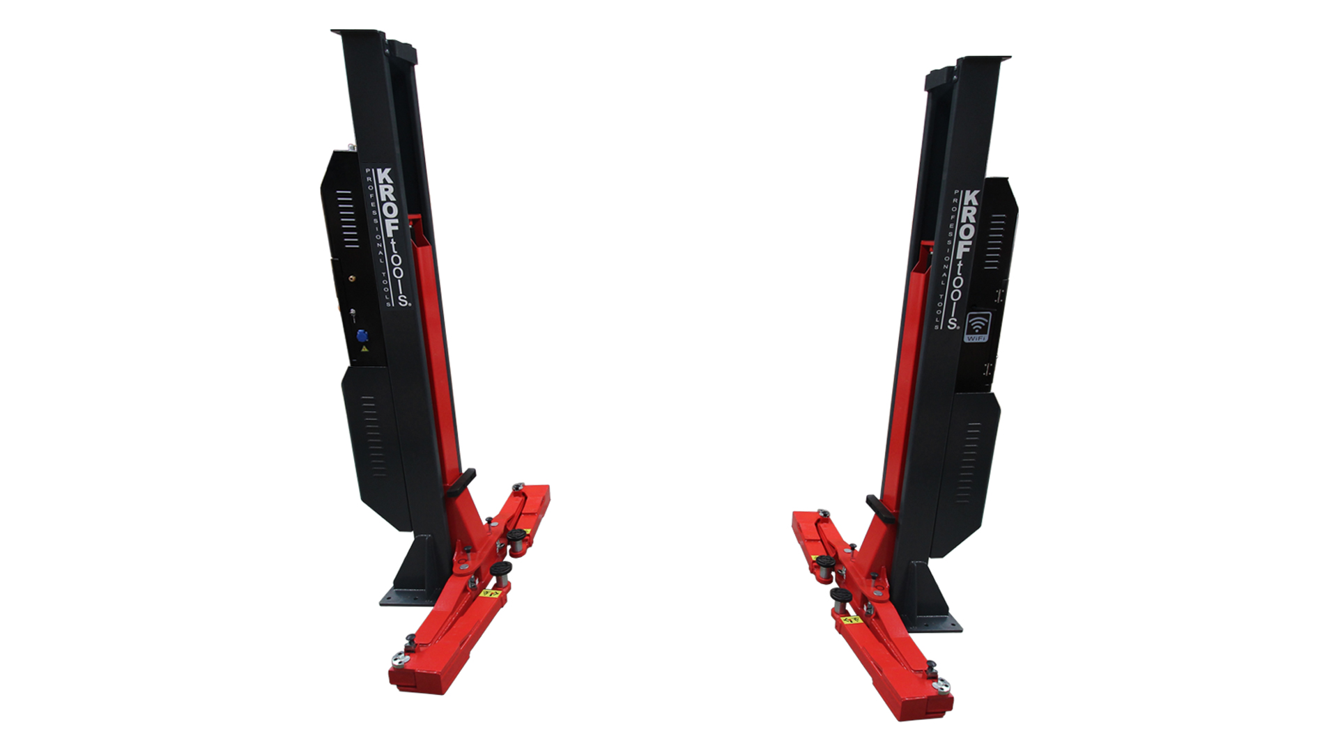 ELEVADOR DUAS COLUNAS 4TON 380V WIFI SYNC - BRAÇOS ARTICULADOS