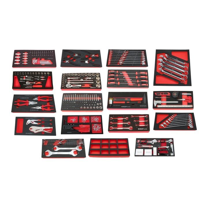 CARRO FERRAMENTA VERMELHO 7 GAVETAS 352PCS CARRO FERRAMENTA VERMELHO 7 GAVETAS 352PCS