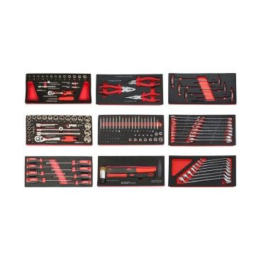 CARRO FERRAMENTA 7 GAVETAS 173PCS VERMELHO