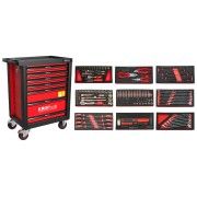 CARRO FERRAMENTA 7 GAVETAS 173PCS VERMELHO