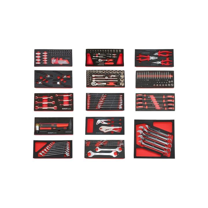 RED TOOL CABINET 7 DRAWERS 236 PIECES RED TOOL CABINET 7 DRAWERS 236 PIECES