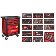 RED TOOL CABINET 7 DRAWERS 236 PIECES RED TOOL CABINET 7 DRAWERS 236 PIECES