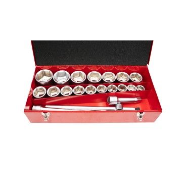 JOGO CHAVES CAIXA 21PCS 1" 6PT