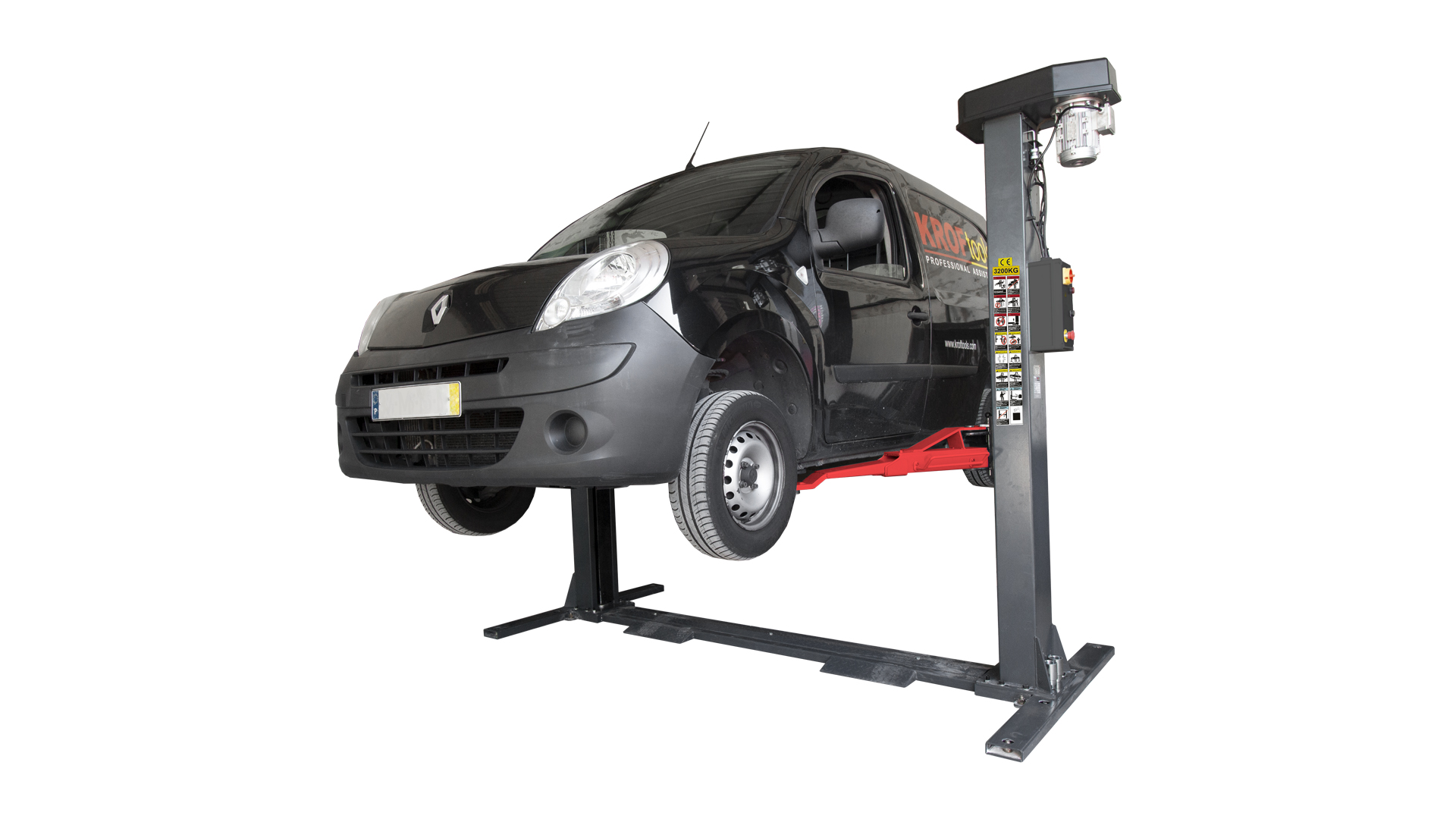 3,2 TONNEN SCHRAUBEN-ZWEISÄULENHEBEBÜHNE H-TYP 1 MOTOR