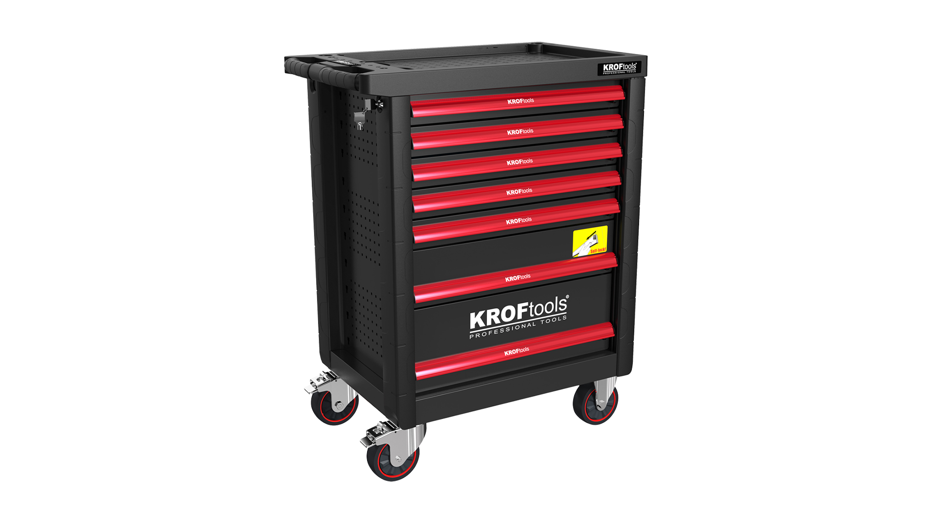 CARRO FERRAMENTA PRETO 7 GAVETAS 257PCS