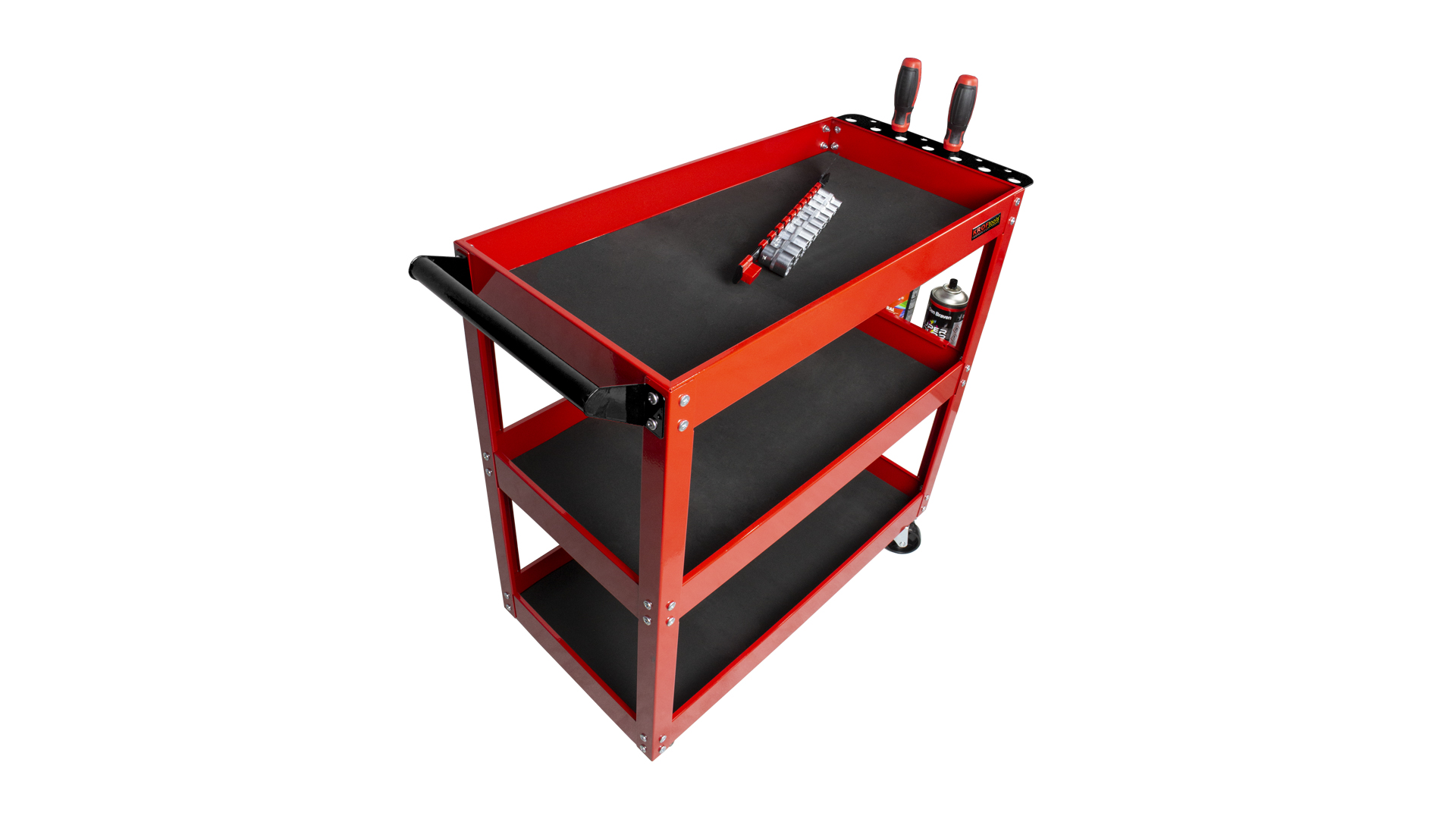 CARRELLO PORTAUTENSILI 3 LIVELLI CON SUPPORTI