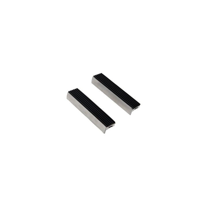 SET 2 MORDENTES DE PROTE��O 150MM EM ALUM�NIO P/ TORNOS DE BANCADA