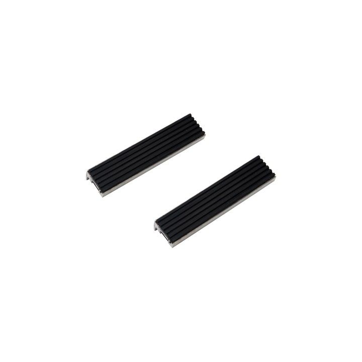 SET 2 MORDENTES DE PROTE��O 150MM EM ALUM�NIO P/ TORNOS DE BANCADA