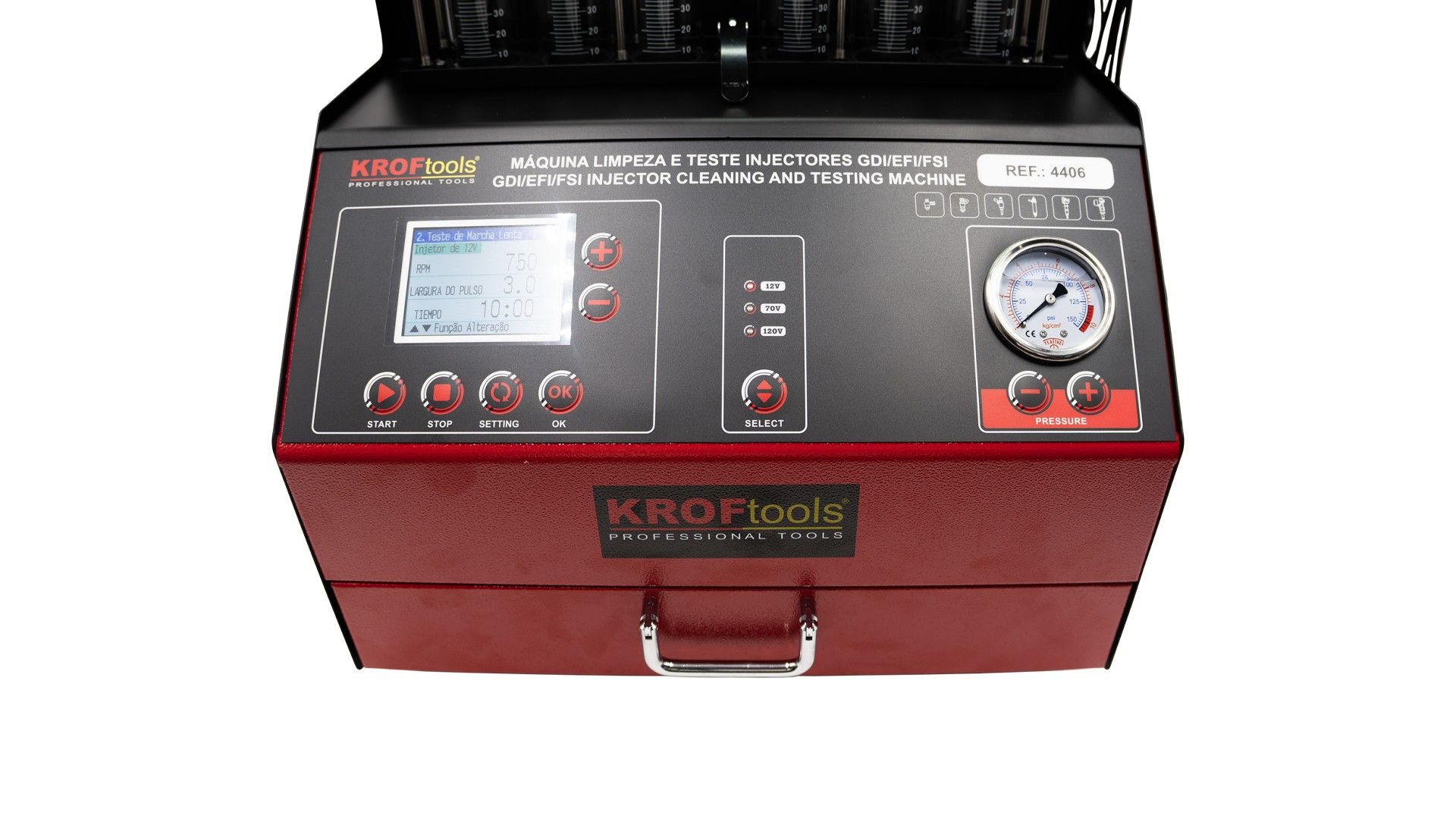 GDI/EFI/FSI INJECTOR CLEANING AND TESTING MACHINE STANDARD INJECTORS