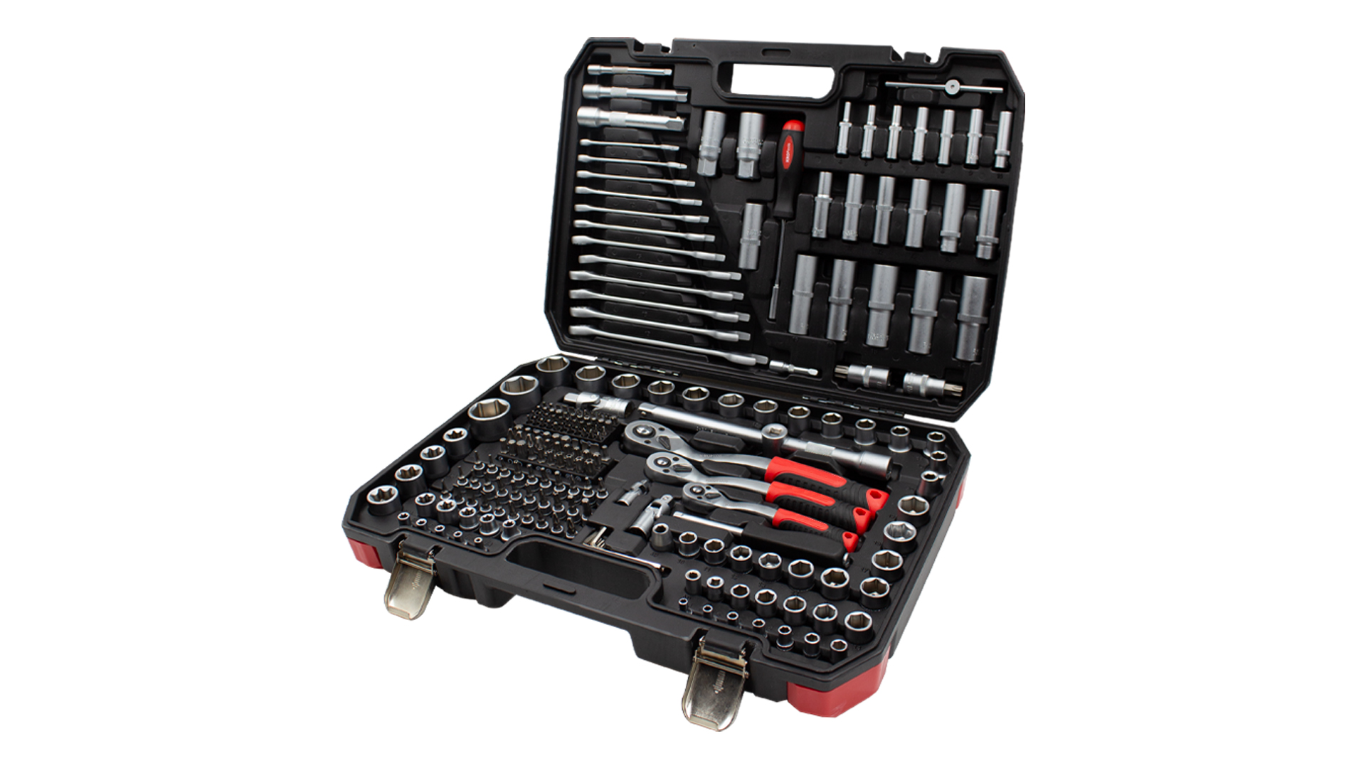JOGO CHAVES CAIXA 219PCS 1/4