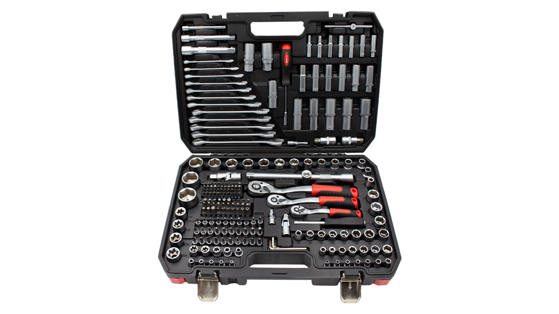 JOGO CHAVES CAIXA 219PCS 1/4