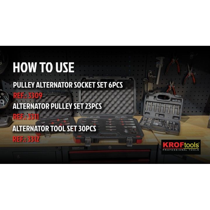 SET DI GUARNIZIONI PER ALTERNATORE A PULSANTE 6 pz.